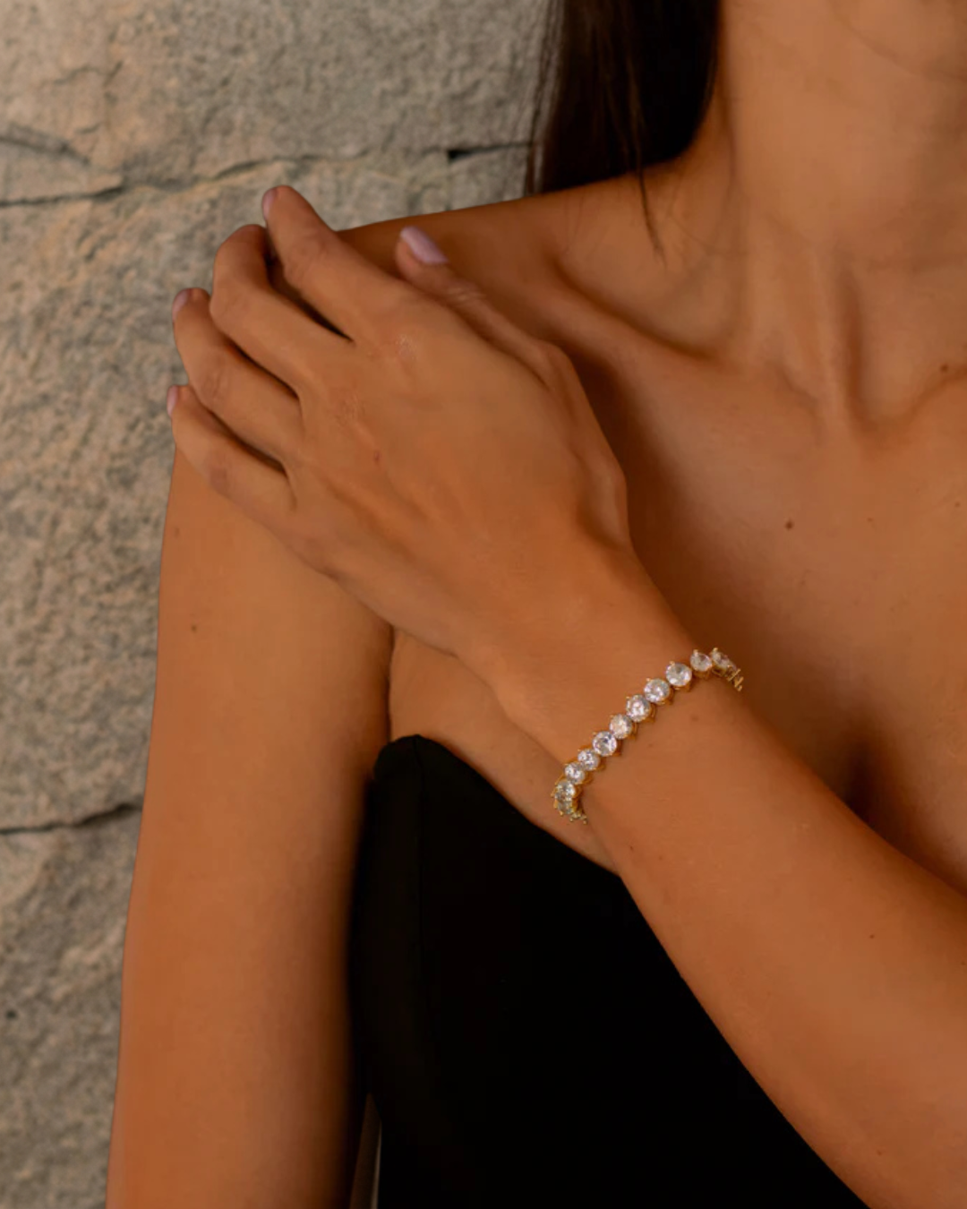 PULSERA TENNIS CRECIENTE