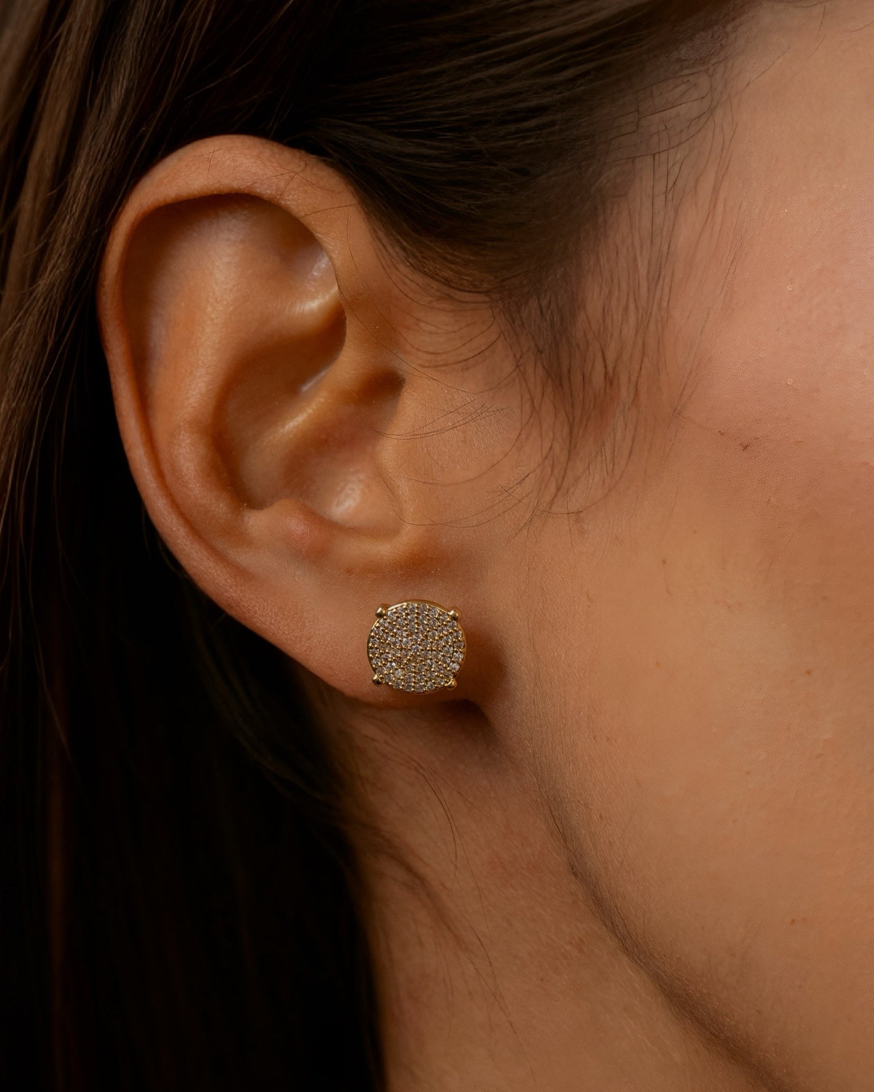 ARETES PLANE CIRCLES MICRO PAVE