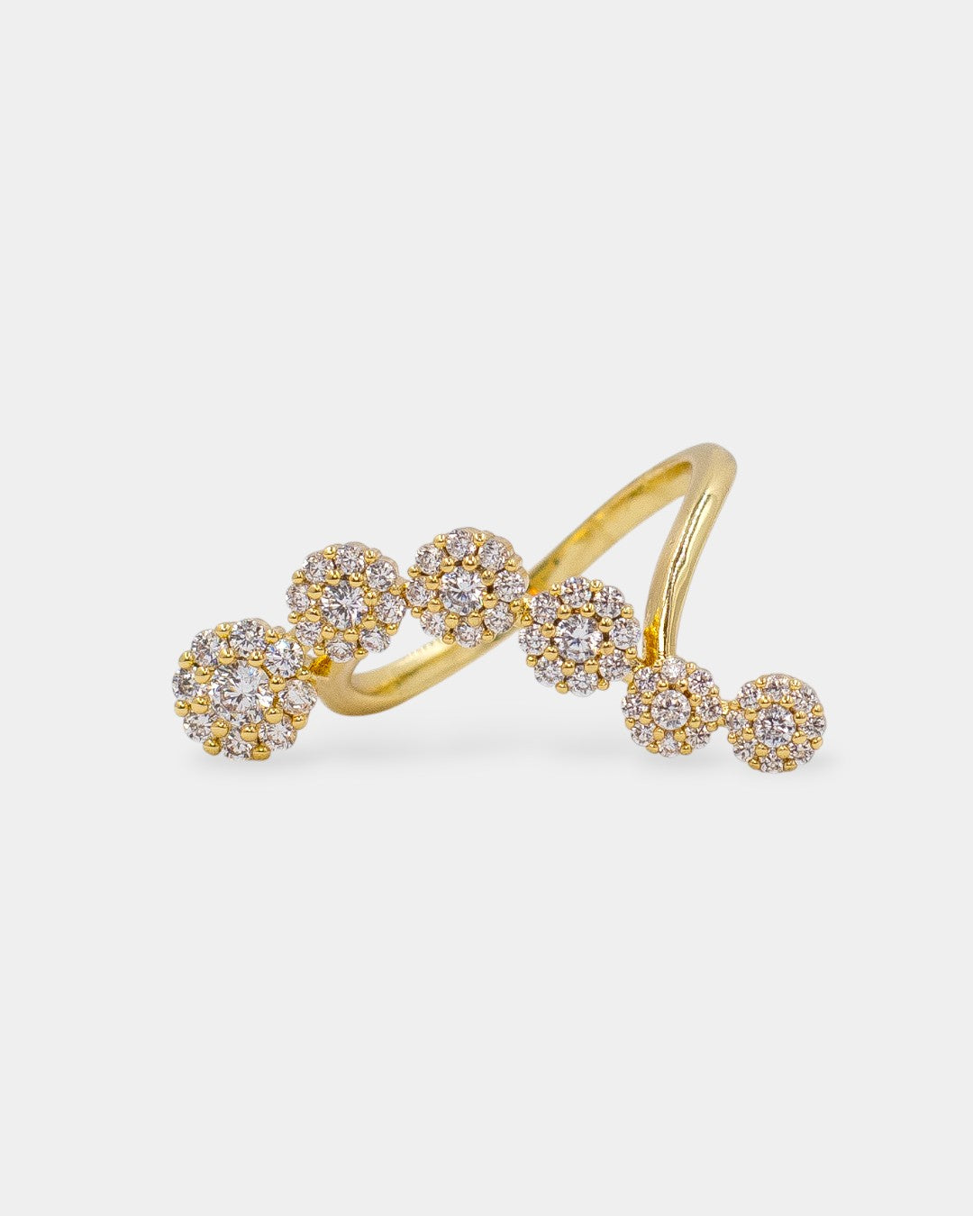 ANILLO 6 ESFERAS MICRO PAVE