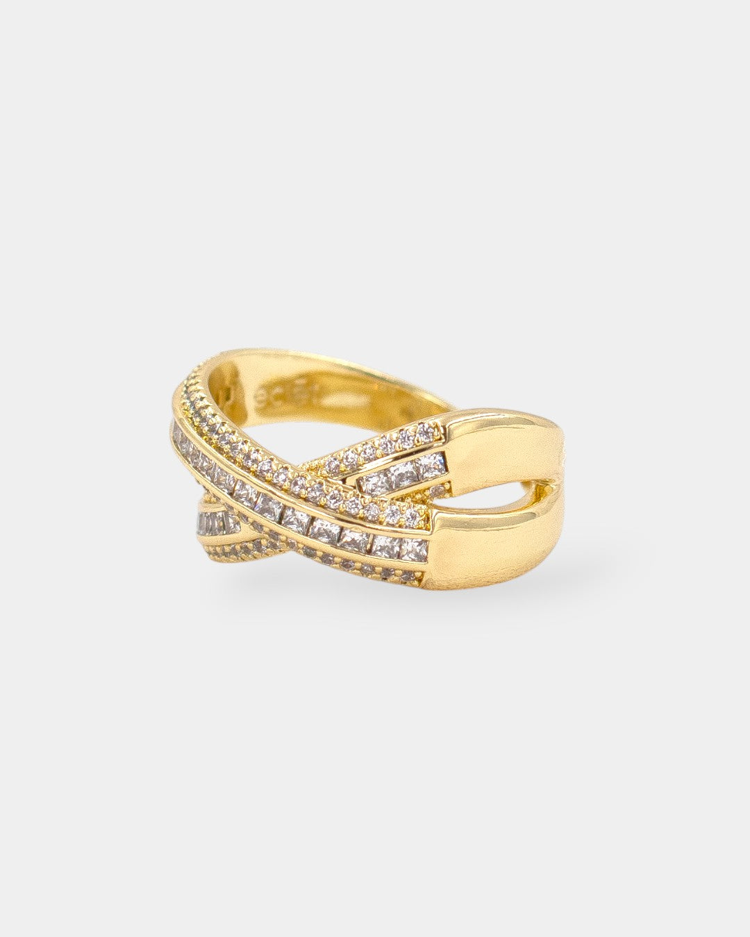 ANILLO CINTAS CRUZADAS ZIRCONIA