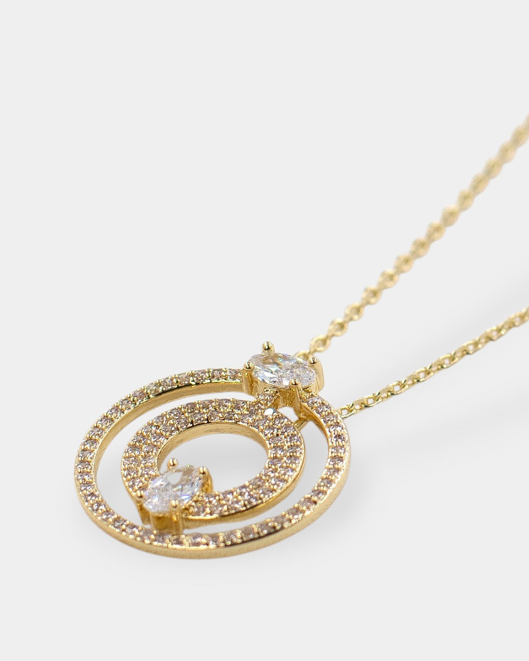 COLLAR CON DIJE DOBLE HALO