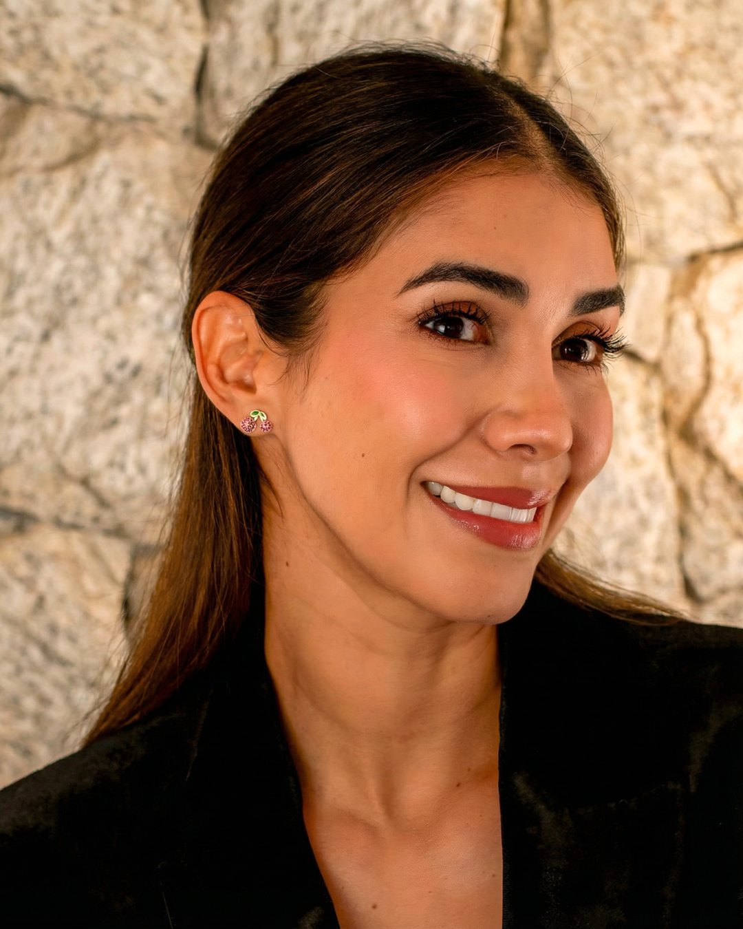 ARETES MICRO PAVE CHERRIES