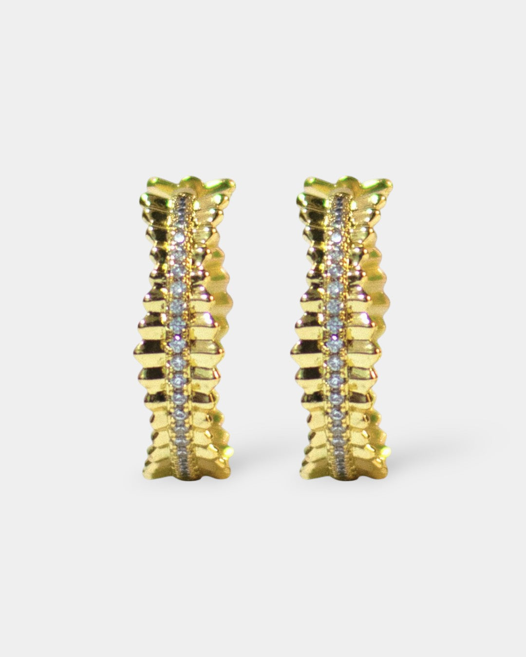 ARRACADAS CINTA MICRO PAVE LINE