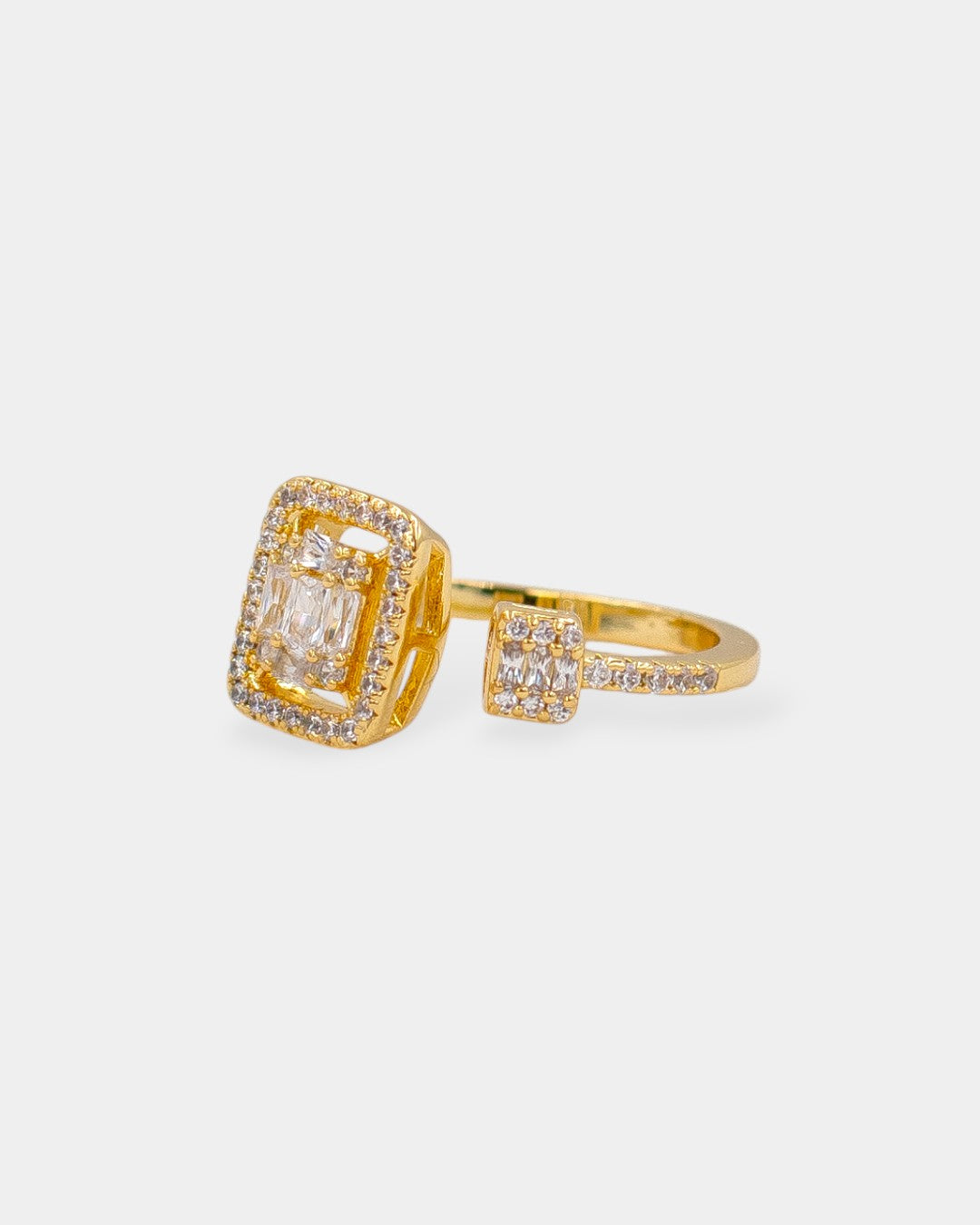 ANILLO GOLDEN SQUARES ABIERTO