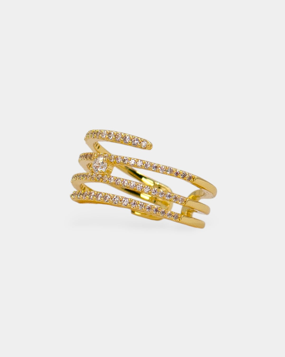 ANILLO THIN LINES & ZIRCONIA