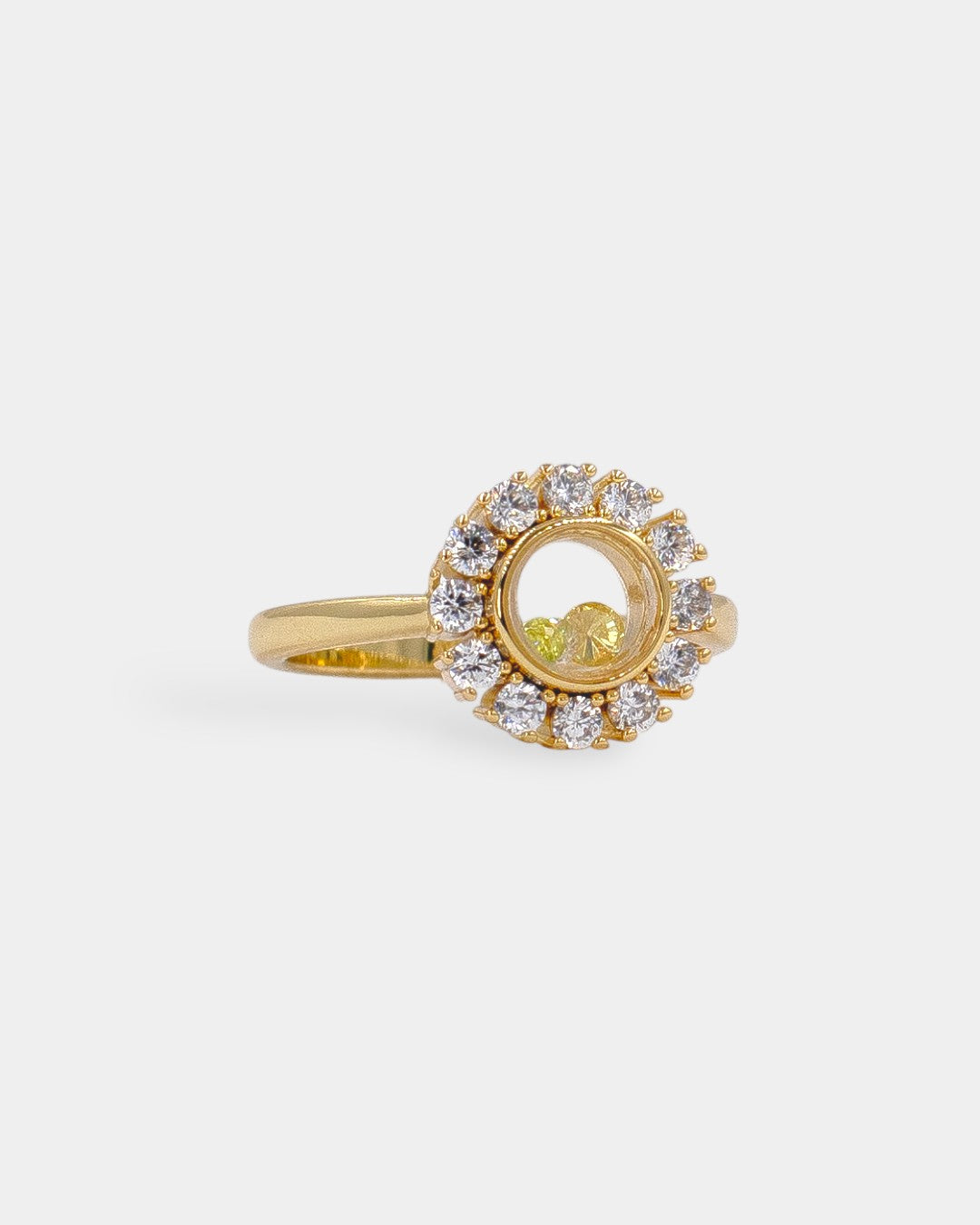 ANILLO YELLOW SOLESTE ZIRCONIA